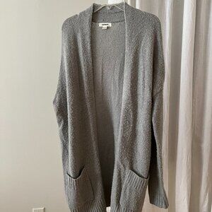 Garage Grey Long Cardigan
